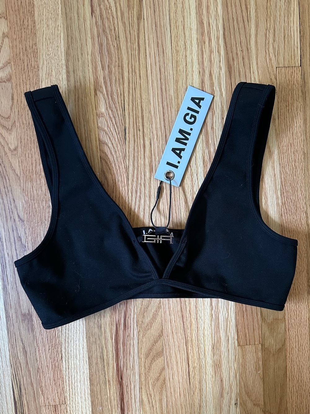 I.AM.GIA Lucid Black Bralette Top